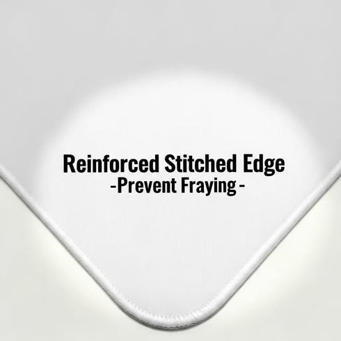 Kriture 10.2x8.3inches, 3mm, Mouse Pad with Stitched Edge, Non-Slip Rubber Base, Premium-Textured and Waterproof