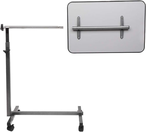 EBLSE 4 Multifunctional Adjustable Medical Bedside Table, Mobile End Table Laptop Rolling Cart, Overbed Table