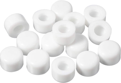 Outus 15 Pcs Rubber Door Stop Caps Tips Bumpers for Wall and Floor Protection, Universal Size (White)