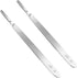 2pcs Scalpel Handle #3, Stainless Steel Scalpel Knife Handle for Surgical Blades No. 10, 11, 12, 15
