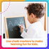 Chalkola 6 White Liquid Chalk Markers - Dry Erase Liquid Chalk Pens for Blackboard, Car Window, Bistro | Variety Pack