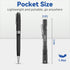 2Pack PL9000, 5Mode Pen Flashlight Rechargeable Bright Pen Light Flashlight High Lumens, Waterproof Pocket Flashlights