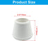 BokWin 16 3/4 Inch Pcs Chair Leg Caps Rubber End Caps Non-Slip Chair Leg Tips Caps Round Furniture Leg Floor Protectors