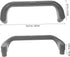 16.53X4.72X3.93In Utility Cart Handle Replacement for Dining Truck Push Handle Trolley Cart Grey Ergonomic Grip Durable