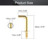 MroMax 1/2" 50Pcs Gold Screw in Hooks L Shape Hooks Carbon Steel 1 Shape Right Angle Hooks Brass Plated 7 Shape Screw Hooks Self-Tapping Screw Hook for Home Workplace Office by MroMax