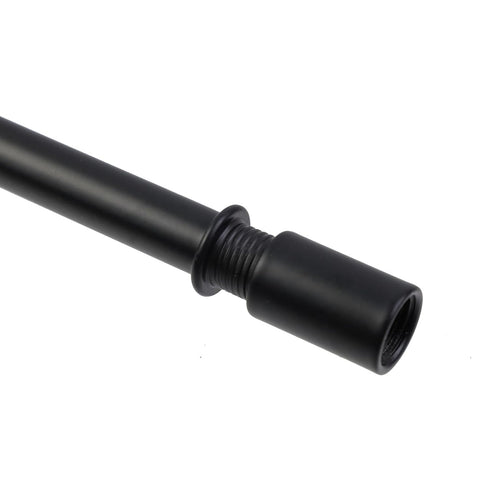 Oedema 16 Sets M10 200mm/7.87" Iron Lamp Rod Straight Pipe Lamp Kit with Connector Nuts Chandelier Extension Rods