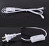 T5 T8 Led Tube Light Power Extension Cord, 6FT/1.8M, 2 Prong, 4PCS with On/Off Switch