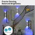 MKent Dimmable Closet (2, Rechargeable LED Wall Lamp Magnetic Motion Sensor Stick on Night Light for Bedroom Under