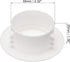 uxcell Round Vent Cover, ABS Plastic Adjustable Air Vent Cover White for 2.4" - 2.8" Diameter Hole, 4pcs