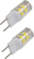 2-Pack G8 17 Bulb 2835 HQRP Bi-Pin LEDs Light SMD Cool White for Light Fitting, Desk Lamps, Wall Mounts Sconces