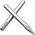 10pc Tungsten Carbide Burr Set, 1/4" Shank Double Cut Rotary Cutting Bits for Woodworking