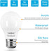 YukiHalu A15 Appliance Light Bulb, 60W Equivalent, 600 Lumens, 7W 120V, 2700k Soft White, Waterproof, E26 Base, 2-Pack