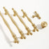 SANCHAKOU 2 Pack 30 14 26Mm Drawer Handles Brass Cabinet Door Handles Wardrobe Shoe Cabinet Bedside Cabinet Cabinet