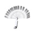 Stainless Steel Feeler Gauge - Dual Reading Combination Gap Thickness Measure Inch & Metric 0.127-0.508mm / 0.005
