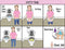 HOM LLC Girls Potty Training ABA/OT Approved Step-by-Step Visual Schedules for Children. Ideal for