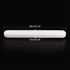MECCANIXITY Magnetic Stirrer Mixer Stir Bar Rod 80mm(3.15") x10mm with Ring Shape Coating Magnet White for Laboratory