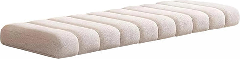 ZEaink Bench Cushions for Indoor FurnitureBay Window Seat Cushion Anti-cat Scratch, Non-Slip Bench