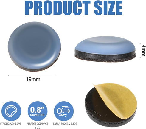 CXWUZH 12 Countertop Small Appliance Slider Self Adhesive Appliance Sliders for Kitchen Appliances Pcs for Coffee