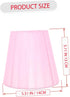 Cozy WOONEKY Gauze Table Lamp Shade for Floor Wall and Pendant Lamps Elegant Pink Cover for Illumination Bedroom Hotel