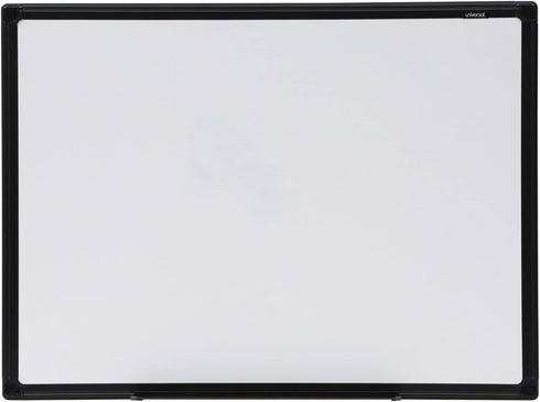 Universal Design Series Deluxe Dry Erase Board, 24 x 18, White Surface with Black Anodized Aluminum Frame