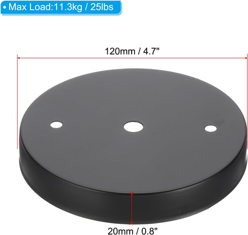 25 lbs PATIKIL Ceiling Light Canopy Kit, Pendant Light Fixture Mounting Bracket Hanging Hardware with Fasteners