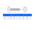 binifiMux 6pcs M8 x 80mm - 1.25mm Pitch Hex Socket Cap Bolts Screws, 304 Stainless Steel