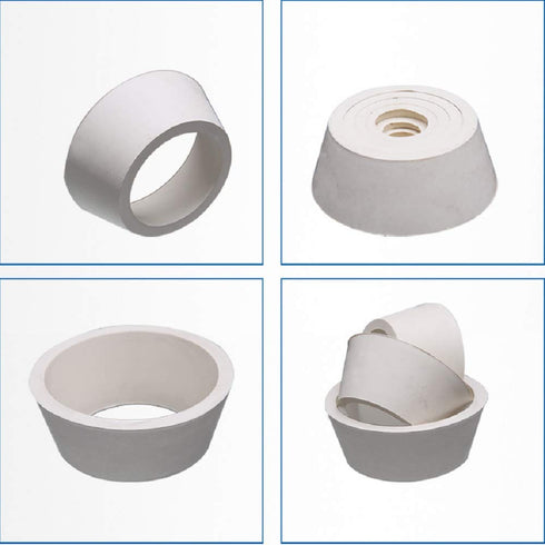 9 Count Filter Adapter Cones Set - Buchner Funnel Flask Adapter Set with Tapered Collar