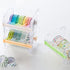 Transparent Visible Washi Packaging Tape Dispenser Tape Holder Organizer Desktop Office Tape Holder DIY Sticker Roll Tape Cutter Holder Storage Tape Cutting Multi Tape Dispenser,Washi Tape Dispenser