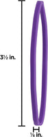 JAM PAPER Colorful Rubber Bands, Size 33, Purple, 100/Pack