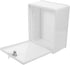 2pcs Package Mailbox Package HOMSFOU Outdoor Box Lock Secure Wall-Mounted for Deliveries Multi-Purpose Porch Storage