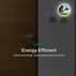 EKOBLA Dairy Cow Plug-in Night Light, Black & White Farm Cow LED Nightlight with Auto On/Off for Bedroom, Bathroom
