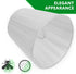 E27 Bulb 5.51X4.92X3.54In Hemobllo Stylish Cloth Lampshade Clip-on Lamp Cover for Lightweight Bedroom Table Floor Lamp
