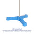 stonylab Lab Stand, Triangular Tripod Retort Base Support Stand with Rod, 23.86 inch L