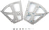 Topyond Stainless Steel Shoes Drawer Cabinet Hinges,Turning Rack Replacement Fittings for Shoe
