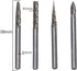 20pcs Solid Carbide Burr Set - 1/8 Shank Double Cut Tungsten Carbide Files for Rotary Drill by YEEZUGO