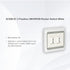 AC506-01 3 AC120 60HZ Rollerhouses Position ON/Off/ON Rocker Switch White Double Manual Wall Mounted Switch DPDT Work