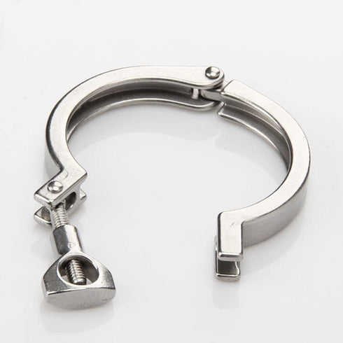 304 Applications(119mm) Stainless Steel Heavy Duty Tri Clamp with Wing Nut for Home Brewing, Dairy, and Food