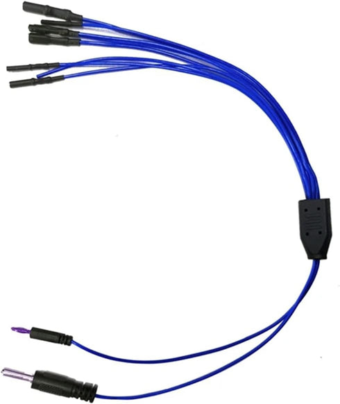 Ldbuejiaja 8 Automotive Jumper Cable Wiring Harness Suitable for Multimeter Oscilloscope Signals Testing Channel
