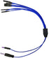 Ldbuejiaja 8 Automotive Jumper Cable Wiring Harness Suitable for Multimeter Oscilloscope Signals Testing Channel