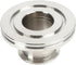 SS304 Straight Reducer Adapter, ISO-LF NW63 Flange to ISO-KF NW40 Stainless Steel 304 Tubulated Adapter