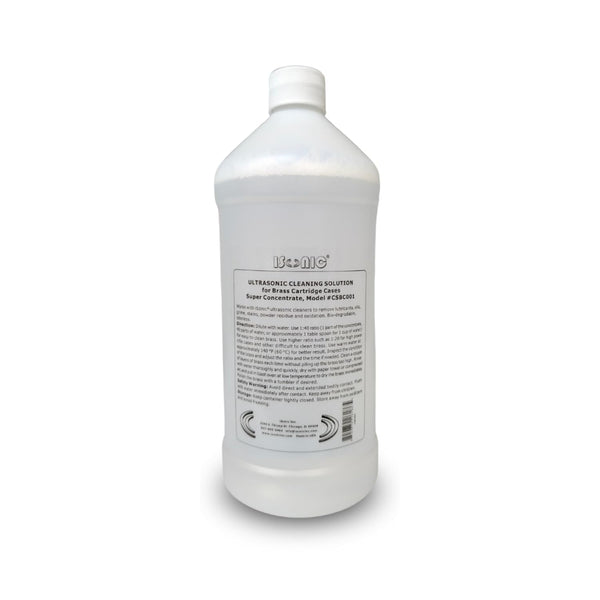 iSonic Ultrasonic Brass Cleaning Solution - Super Concentrate, 1Qt Bottle