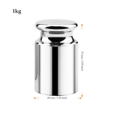 1kg Calibration Weight, M1 Class 1000g Scale Calibration Weight for Laboratory, Factory, Supermarket