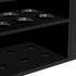 HBlife Wall Mount Acrylic Magnetic Dry Erase Marker Holder, 10 Slots for Office, School, Home, Not Included, Black