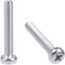 uxcell M3x18mm Machine Screws Pan Phillips Cross Head Screw 304 Stainless Steel Fasteners Bolts - 30 Pcs