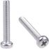 uxcell M3x18mm Machine Screws Pan Phillips Cross Head Screw 304 Stainless Steel Fasteners Bolts - 30 Pcs