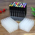 Chris.W 2 Pack 40-Slot Art Markers Pen Holder, Clear Desk Stand Organizer Storage Tray