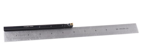 Accusize Industrial Tools 3/8'' x 6'' Overall Length, RH Sclcr Indexable Boring Bar with CCMT21.5 Inserts