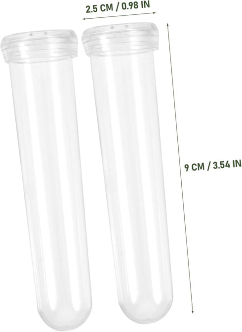 50Pcs GALPADA Flower Nutrition Tubes Portable Floral Water Containers for Fresh Flower Preservation Height for Roses