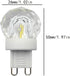 Lxcom Lighting G9 LED Bulb 2W Dimmable Globe Crystal LED Light Bulbs 20W Equivalent G9 Base COB Light Bulbs Daylight White 6500K 150LM 110V for Home Appliance, 4 Pack by Lxcom Lighting