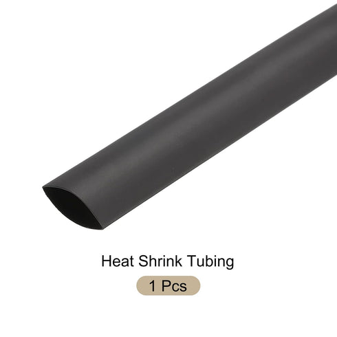 Heat Shrink Tubing 2:1 Cable Sleeving Tube Wrap for Electric Insulation Protection - 3/8" Dia/5m/Black